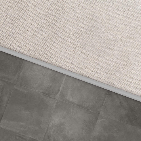 Carpet & Floor Edging Trim Strip,Self Adhesive-PVC Floor Transition Strip,Thresholds for Doorways with a Height Less Than 3 MM (6.56FT_Grey)...