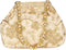 Women's Fantastic Silk Indian Ethnic Potli Bag with Handicraft work (Golden Potli)...