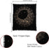 Indian Consigners Altar Cloth Sun Moon Star Witchcraft Alter Tarot Spread Top Cloth Wiccan Square Spiritual 24 by 24 Sacred (Golden Sun Moon Star)...