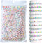 985 Pieces Letter Beads Kit,28 Styles Friendship Bracelet Kit Alphabet Beads Smiley Face Beads for Bracelets Jewelry Making Kit (White Bead Color ...