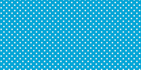 Fadeless Bulletin Board Paper, Fade-Resistant Paper for Classroom Decor, 48” x 12’, Classic Dots-Aqua, 1 Roll...