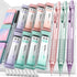 Nicpro 0.5mm Mechanical Pencils Set with Case, 3PCS Metal Mechanical Pencil, Pastel Aesthetic Drafting Pencils With 480PCS HB 2B Lead Refills, 3 E...