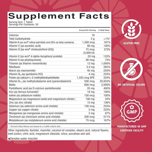 Celebrate Vitamins CelebrateONE 18 Chewables, 18mg Iron - One A Day Bariatric Multivitamin, Essential Vitamins & Minerals - Gastric Bypass & Sleev...