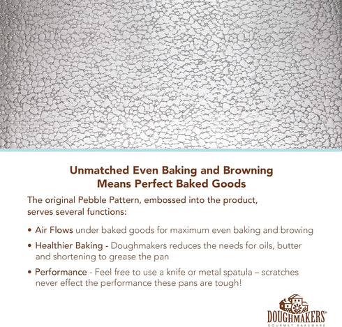 Doughmakers Loaf Pan Commercial Grade Aluminum 8.5" x 4.5"...