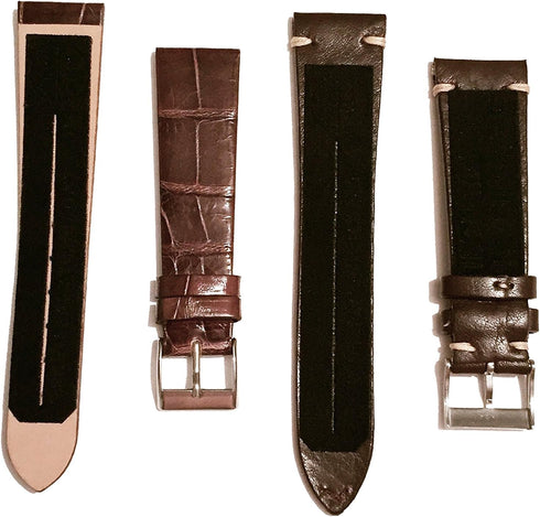 (3 Sets Size: 20-22mm Hypoallergenic watch band liners for sensitive skin & odor protection. Works with leather, rubber, nylon, and metal bands. N...
