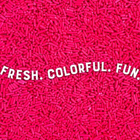 Judee's Gluten Free Pink Sprinkles 4 oz - Gluten-Free and Nut-Free - Brighten Up Your Baked Goods - Great for Cookie and Cake Decoration - Use for...