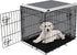Dog Crate Cover for Wire Cages 24 Inch Indoor Breathable Polyester Pet Kennel Cover Machine Wash & Dry Double Door Small (Cover Only)...