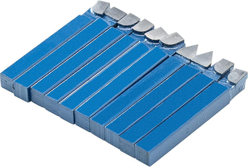 1/4" Metal Lathe Tooling - 10PCS Carbide Tip Tipped Cutter Tool,C6 Bit Cutting Set,for Metal Lathe Turning, Boring, and Chamfering...