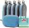 Sponges Kitchen Dish Sponge for Washing Dishes Cleaning Kitchen, All-Purpose, 6 Pack, Non Scratch, Rough Scrubbers Side for Non-Stick Cookware, So...