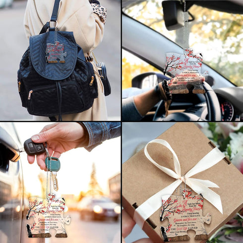 Memorial Car Charm for Rear View Mirror Accessories | A Limb Has Fallen Cardinal in Loving Memory Car Mirror Hanger for Loss of Loved Ones | Ornam...