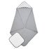 American Baby Company Cotton Terry Hooded Towel Set, Gray Dot, for Boys and Girls...