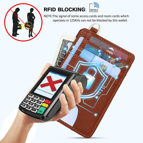 FEITH&FELLY Slim Minimalist Front Pocket Wallet RFID Blocking Credit Card Holder for Men & Women...