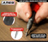ARES 10022 - Automatic Center Punch - 5-Inch Adjustable Spring-Loaded Tool - Anti-Slip Knurled Grip - Durable S2 Steel Tip...