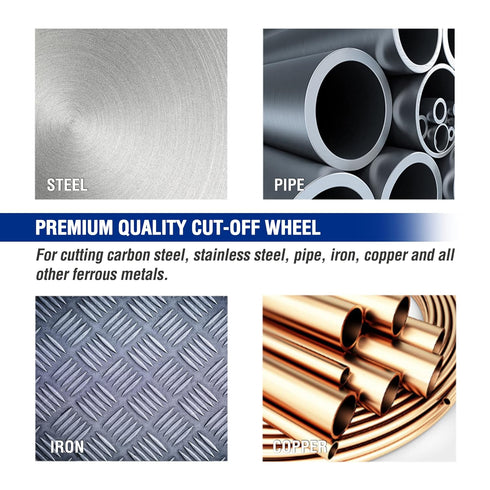WORKPRO 10-Pack Cut-Off Wheels, 4-1/2 x 7/8-inch Metal&Stainless Steel Cutting Wheel, Thin Metal Cutting Disc for Angle Grinder...