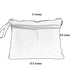 Damero 2pcs Travel Wet and Dry Bag with Handle for Cloth Diaper, Pumping Parts, Clothes, Swimsuit and More, Easy to Grab and Go (Small, Gray Trian...