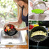 2 Pcs Silicone Clip on Strainer for Pasta Meat Vegetables Fruit, - Fit All Pots and Bowls....
