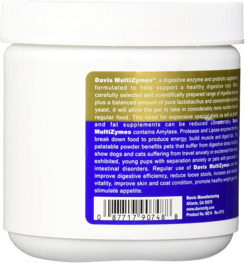 Davis MultiZymes Nutritional Supplement, 14 oz...