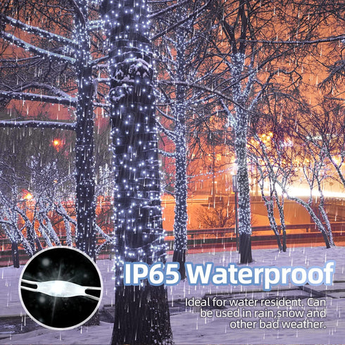Solar String Lights Outdoor 2 Pack 33FT 100LED Copper Wire Fairy Light Waterproof Decoration for Wedding Party Terrace Yard Tree Garden Patio Chri...