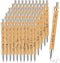 30 Pcs Inspirational Bamboo Pens Flower Ballpoint Pens Bulk with Black Ink Employee Appreciation Gift Thank You Gift Party Favors School Office Wr...