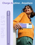 miisso 6000mah Ultra Slim Built in Cables Power Bank, Card Size Built in USB C Cords Battery Pack Portable Charger for Phones, 3 Output External B...