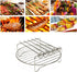 Air Fryer Double Layer Rack, Air Fryer Accessories Multi-purpose Rack Fits Most 4.2QT or Above?8in,5pins?...