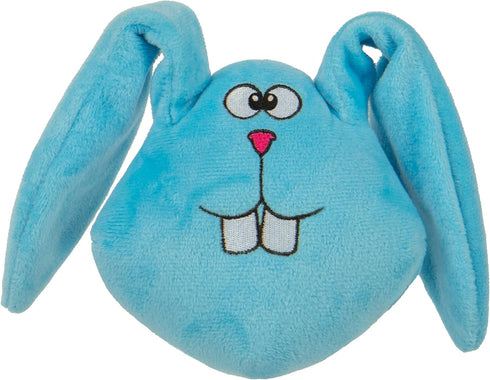 goDog Action Plush Blue Bunny Animated Squeaky Dog Toy, Chew Guard Technology - Blue, One Size...