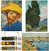 Small Jigsaw Puzzles for Adults 150 Pieces Mini Jigsaw Puzzles Oil Painting Mini Puzzles Tiny Jigsaw Puzzles 6 x 4 Inches,3 Pcs,Mini Easel Include...