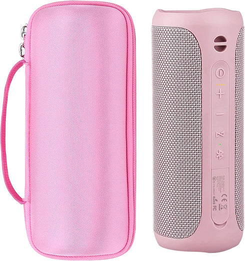 Khanka Hard Travel Case Replacement for SOWO Surgeboom 2 Outdoor Portable Bluetooth Speaker, Wireless IPX7 Waterproof Speaker, Case Only (Pink)...