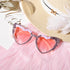 YOGFIT Singer Sunglasses for Fans Heart Sunglasses for Women Heart Shape Glasses Fans Support Props Gift for Fans...