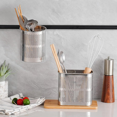 Kitchen Utensils Chopsticks Holder Rack Basket, Stainless Steel Drying Rack Holder Utensil Caddy Cutlery Rack, Dishwasher Kitchen Utensil Holder f...