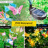 Solar Garden Lights, 2 Pack Butterfly Solar Lights Outdoor with Glowing Wings, Waterproof Solar Lights for Outside, Sway by Wind, Decor for Garden...