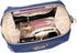 Angelina's Palace Vegan Leather Waterproof Travel Cosmetic Bag Toiletry Organizer Makeup Pouches(dark chambray)......
