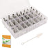 48-Piece Numbered Piping Tips, Cookie Icing Tips, Cookie Decorating Kit, Cake Decorating Tips for Cupcakes Cookies, Cake Supply Master Decorating ...