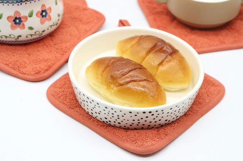 Cotton Pot Holders Cotton Made Machine Washable Heat Resistant Everyday Kitchen Basic Terry Pot Holder, Hot Pads, Trivet for Cooking and Baking Se...