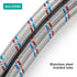 AULLEND Faucet Supply Lines,3/8" Comp x 1/2" FIP Braided Stainless Steel Faucet Water Supply Lines for Bathroom Kitchen Sink Faucet 2Pcs (40mm)...