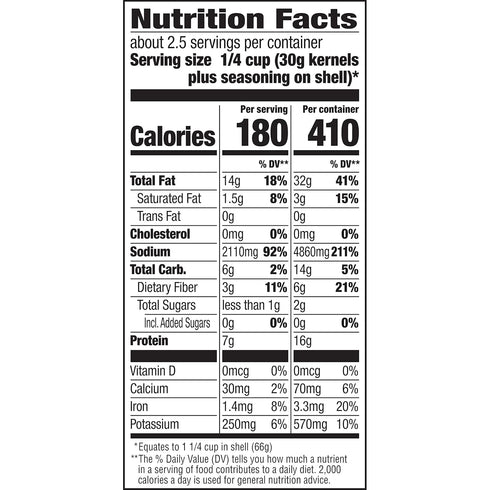 BIGS Sunflower Seeds, Keto Friendly 5.35 oz Bags (Pack of 2) (Old Bay Seasoning)...