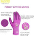 PACIFIC 6 Pairs Gardening Gloves for women, Rubber Coated Garden Gloves, Ladies Yard Work Gloves, Breathable, Purple, Medium...