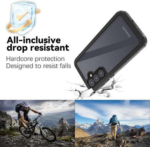 ANTSHARE Samsung Galaxy A55 5G Case Waterproof, Galaxy A55 5G Phone Case with Built-in Screen Protector - Shockproof Dustproof Rugged Full Body Pr...