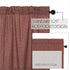 VHC Brands Patriotic Patch Plaid Valance 16x72 Country Curtain, Deep Red...