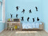 Video Game Wall Decal Wall Sticker Poster Floss Dancing Game Room Decor Peel & Stick Game Decal Baby Bedroom Home Decor Gaming Stickers (34.6" x 2...
