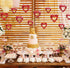 JOZON 40 Pieces Valentine's Day Glitter Heart Foil Hanging Decorations Red Hearts Hanging Ornaments Party Supplies for Indoor Outdoor Valentines B...