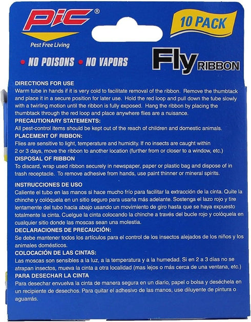 Pic FR10B Sticky Fly Ribbons (40-Pack)...