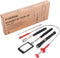 Magnetic Pick Up Kit 5pc, With 1lb And 10lb Pick Up Rod, Square 360 Swivel Adjustable Inspection Mirror And Flexible Led Flashlight, Magnetic And ...