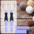 11 Sizes Lighted Crochet Hooks Set Rechargeable Crochet Hook Light Up Hooks with Case, Interchangeable Heads 2.5 mm to 8 mm for DIY Craft Supplies...