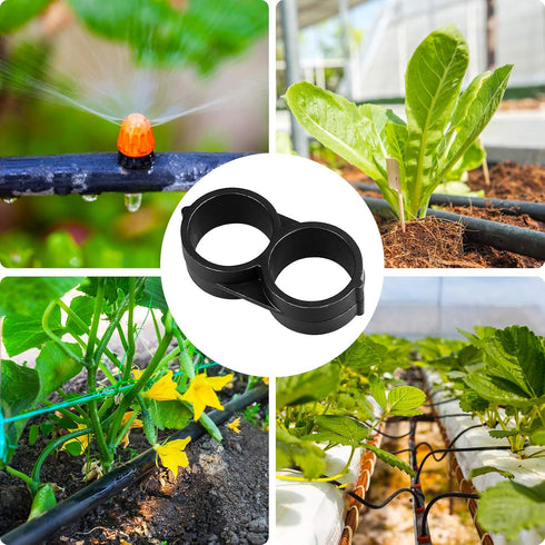 20 Pack Drip Irrigation 1/2" Drip Tubing End Closure Stop End Cap Plugs Fitting Kit 17mm for Garden Greenhouse Patio and Lawn Agricultural Waterin...