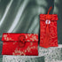 4 Pcs Silk Red Envelopes Lucky Money Pockets Hongbao Chinese Element Invitation Envelop for Wedding, New Year, Spring Festival...
