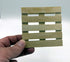 Creative Hobbies 6-Pack Mini Wood Pallet Coasters for Beverages, Hot and Cold Drinks, Mini Building Blocks Stacking, DIY Crafts, 4" x 4" x 11/16"...