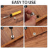 Cam Lock Nuts and Cam Screws, 110 Pcs Cam Locks for Furniture Connecting Cam Lock Fittings, 3 in 1 Cam Connector Bolt Fittings Fasteners Hardware ...
