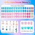 LUDUKOO Bracelet Making Kit for Girls, 134 Pcs Charm Bracelet Making Kit with Beads Bracelet Necklace Making Kit Grafts for Girls Ages 6-8 Birthda...