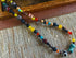90s Beaded Necklace Color Surfer Crystal Stone Gemstone Wooden Bead Britpop Summer Choker Necklace for Men Women...